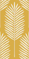 Modern Coastal Palm Fronds - Mustard Yellow wallpaper