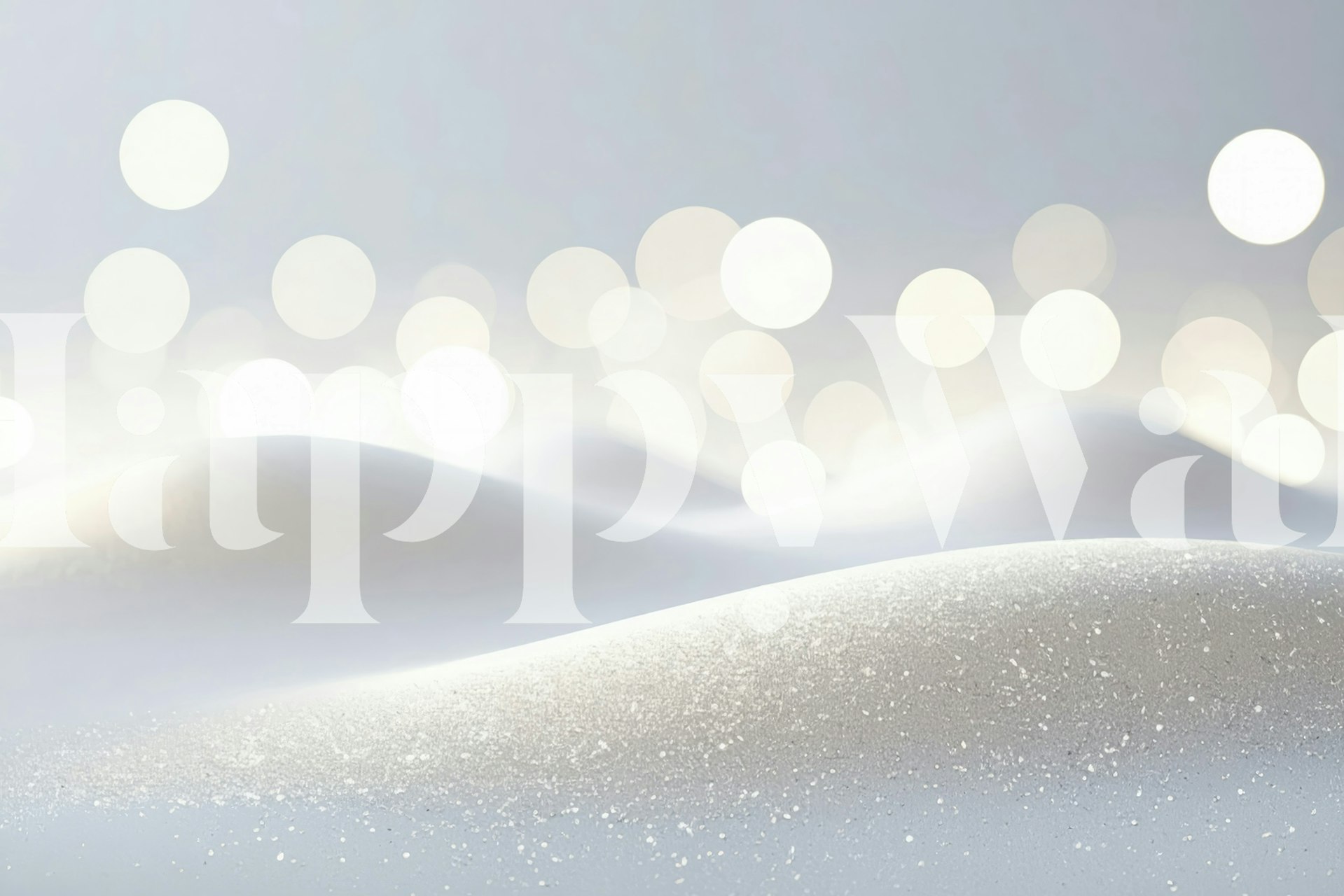 Frosty White Bokeh Background istabā
