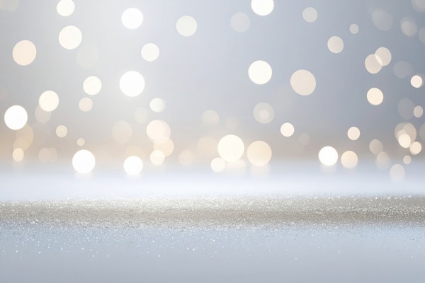 Silver Bokeh Glow