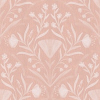 soft peach floral heritage texture wallpaper