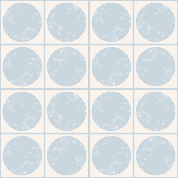 Light Blue Dots Modern Minimal