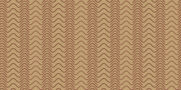 Mountains & Valleys Stripes M – brown & sand