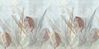 Modern Botanical Leaf Blue tapeet