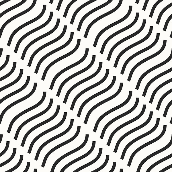 Black Diamond Flow Lines Pattern