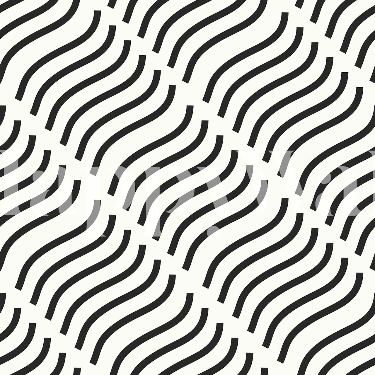 Black Diamond Flow Lines wallpaper in a modern room