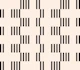 Modern Grid Stripes Beige Black