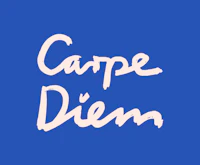 Seize The Day Carpe Diem Blue wallpaper
