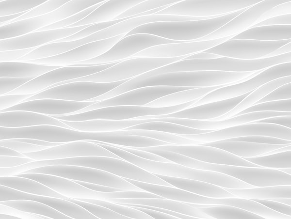 Soft White Wave Lines