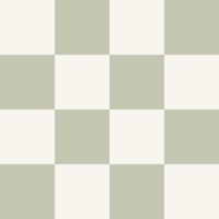 Checkerboard - soft sage and cream - L wallpaper