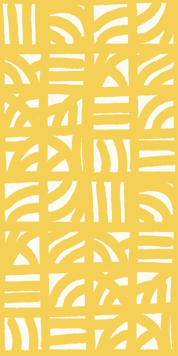 abstract geometric grid line organic yellow
