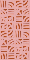 abstract geometric grid line organic pink wallpaper