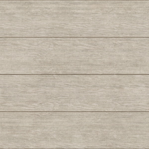 Rustic Horizontal Timber Planks - Grey Beige