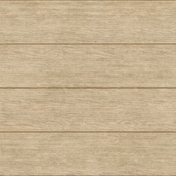 Rustic Horizontal Timber Planks - Warm Beige