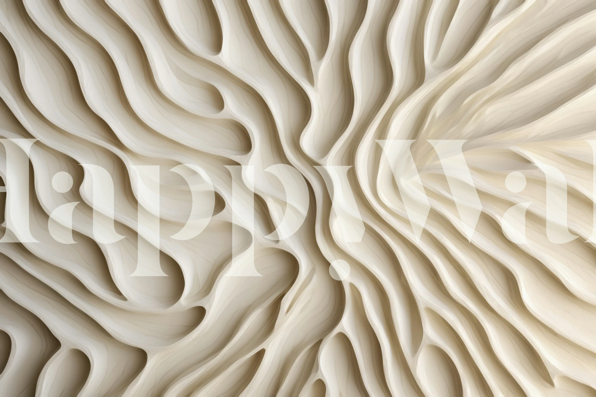 Organic Art Silent Growth wallpaper in a room