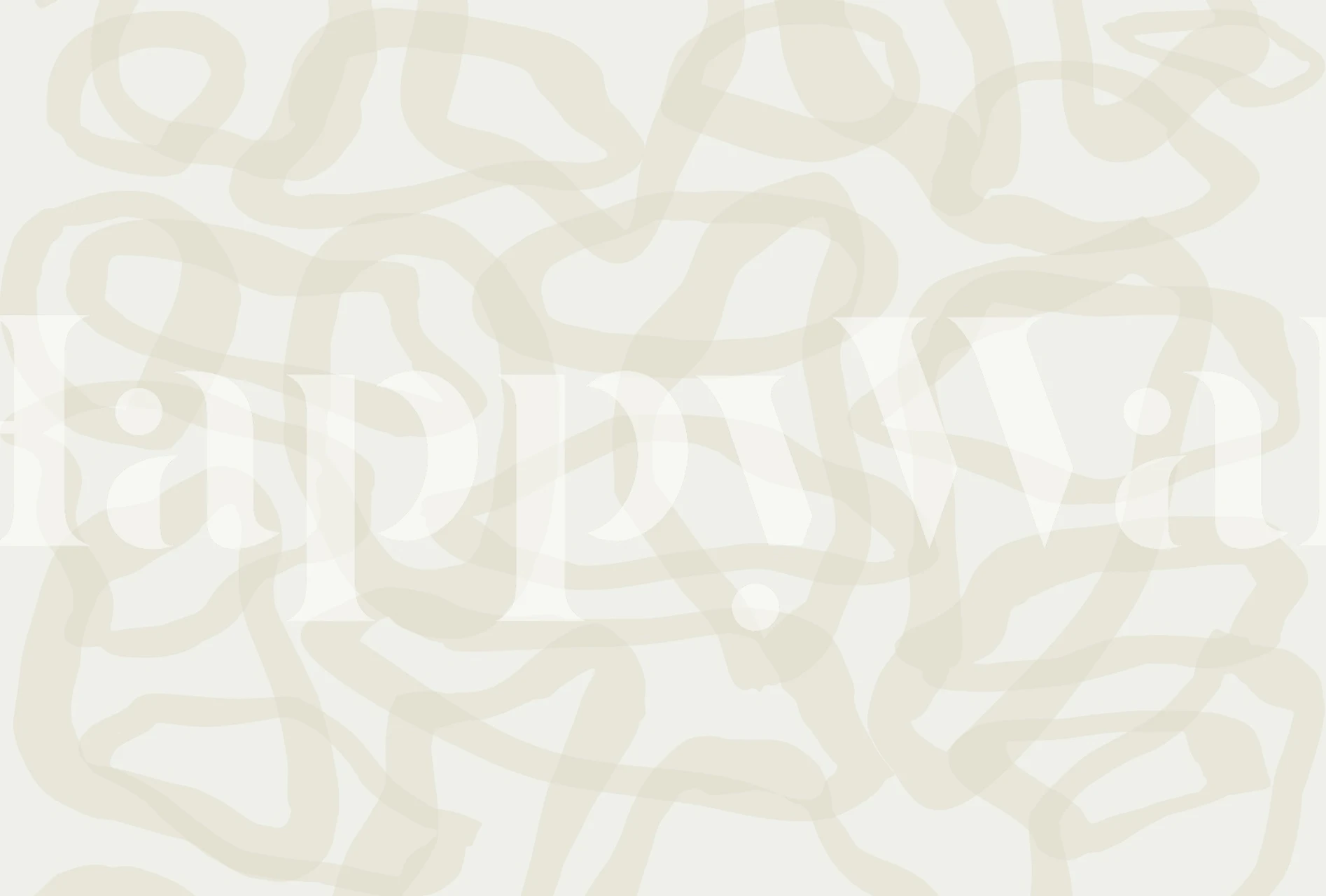 Neutral abstract wallpaper design in a room