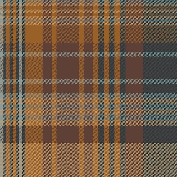 Heritage plaid teal cognac brown