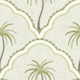 Tropical Fan pattern - Olive Green