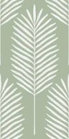 Modern Coastal Palm Fronds - Sage Green wallpaper