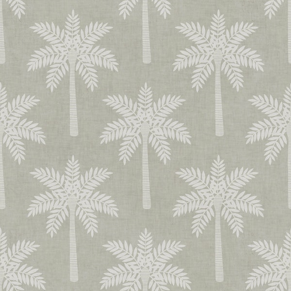 Textured Palm Tree - Warm Grey