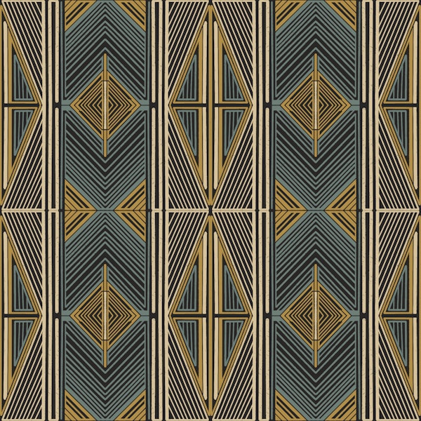 Art Deco Geometric Panels