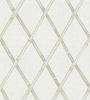 Bamboo Trellis - Soft Linen tapet