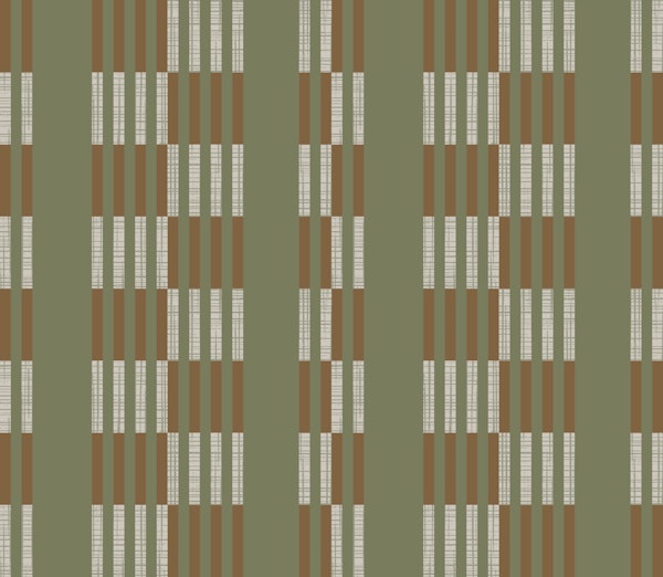 Olive Tan Woven Stripes