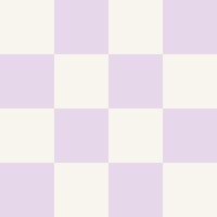 Checkerboard - lilac and cream squares - Med wallpaper