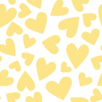 Maxi Bold Playful Yellow Hearts wallpaper