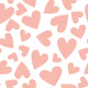 Maxi Bold Blush Pink Hearts Scatter