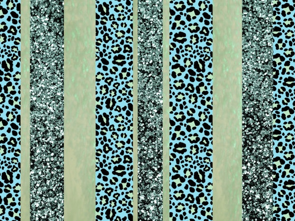 Leopard Glitter Stripes Glam 2