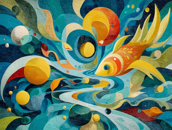 Dreamy Underwater Galaxy