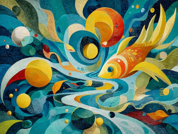 Dreamy Underwater Galaxy