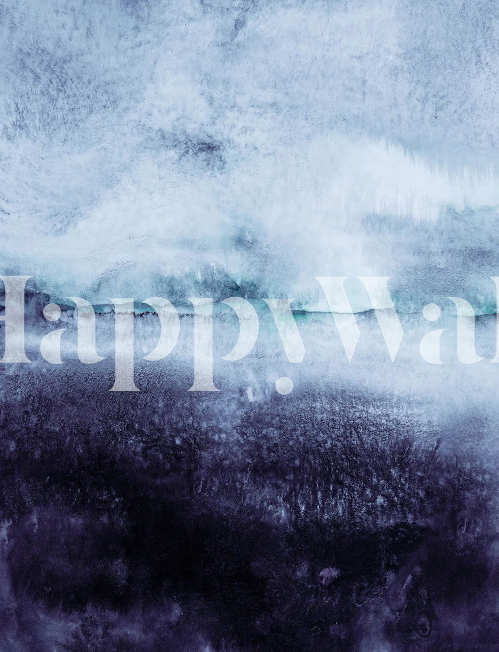 direction north tapet i et moderne rom