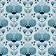 Scandinavian Poppy Bloom Blue