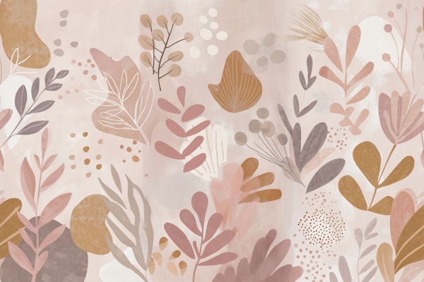 Soft Scandinavian Botanical Composition