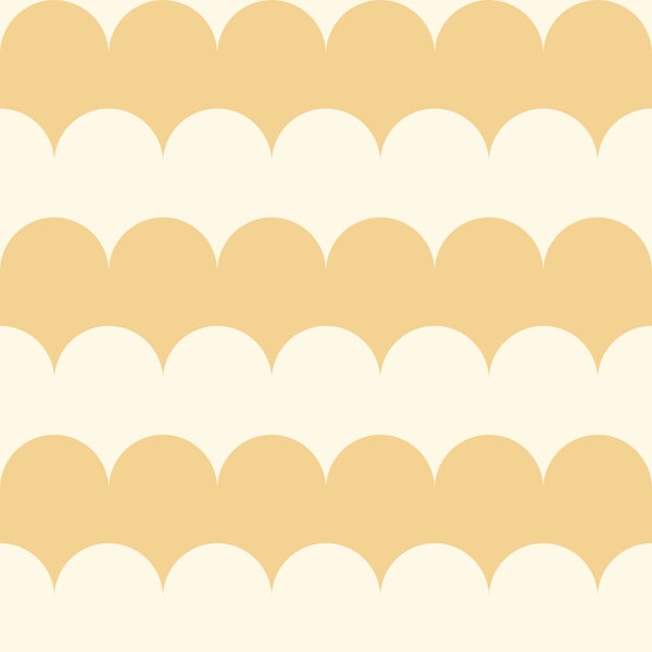 Maxi Bold Minimal Scallop Arc Rows