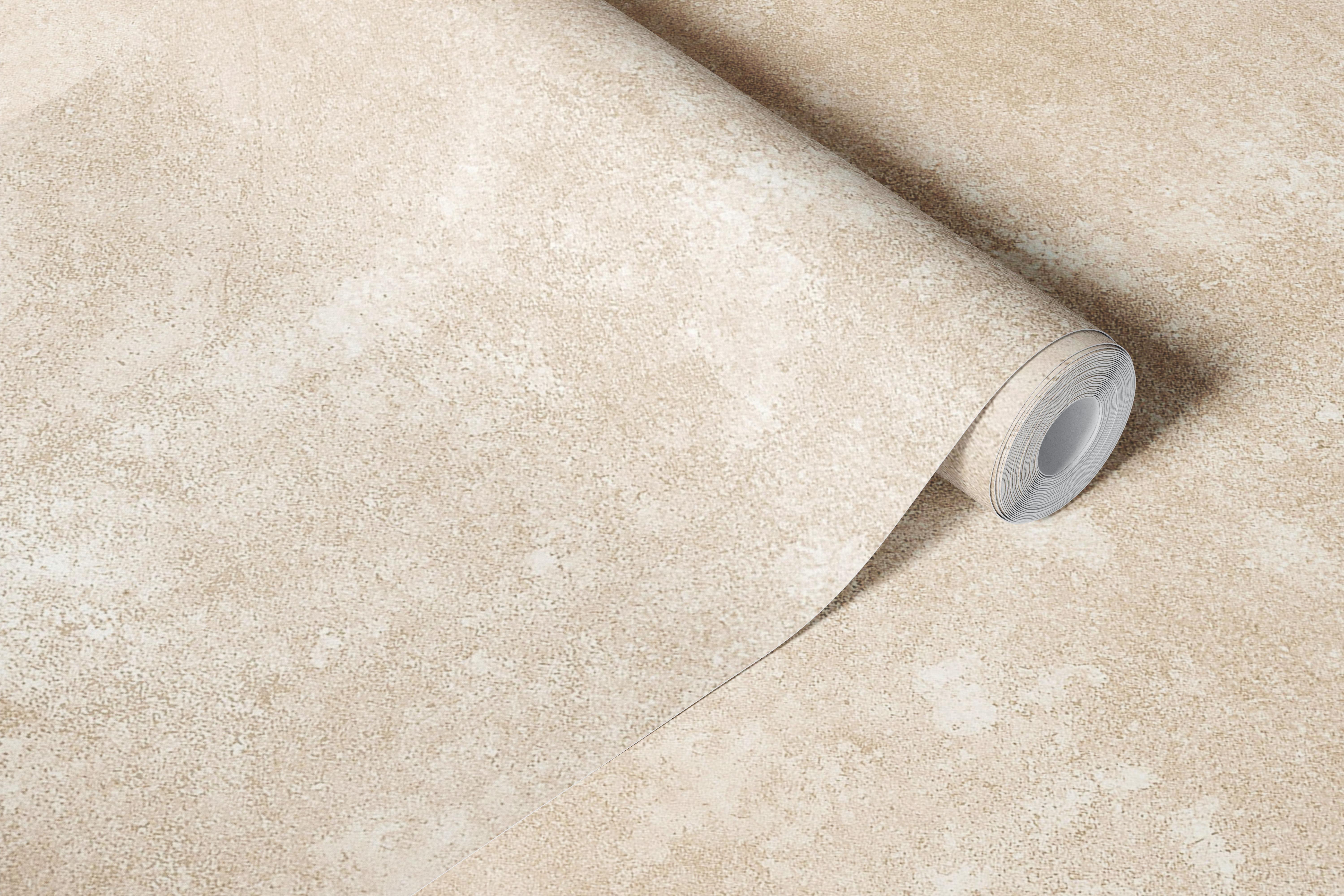 Subtle natural stone look wallpaper in a room