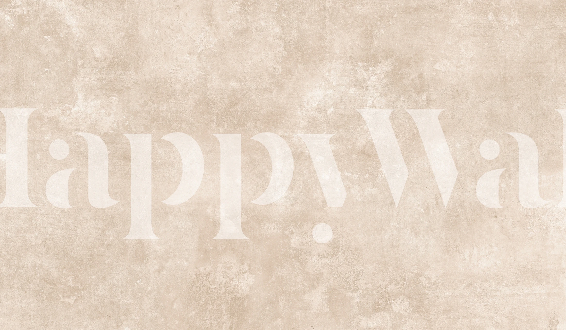 Subtle natural stone look wallpaper in a room