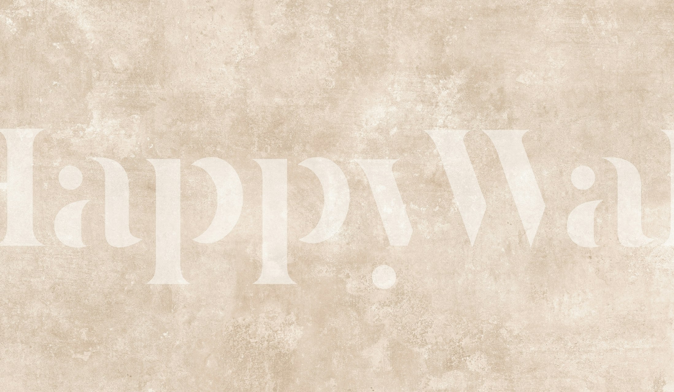 Subtle natural stone look wallpaper in a room