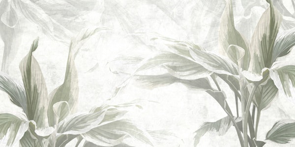 Elegant Tropical Leaf Motif