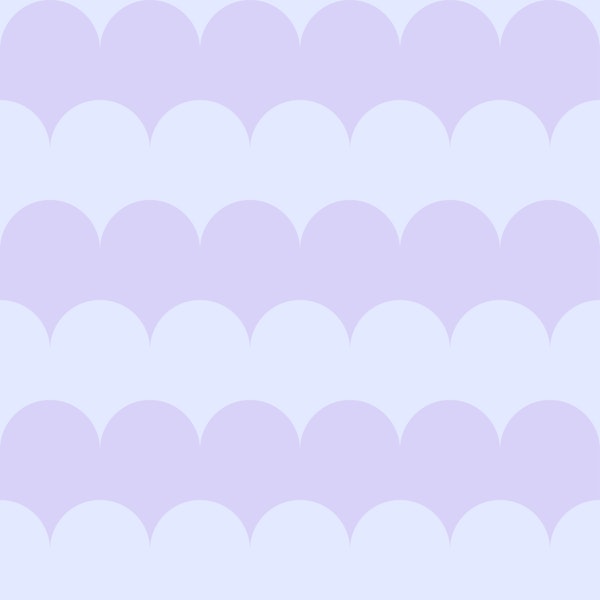 Maxi Bold Lavender Scallop Waves