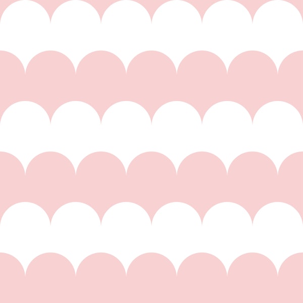 Maxi Bold Strawberry and Cream Scallops