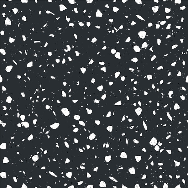 Charcoal Terrazzo Speckle Pattern L