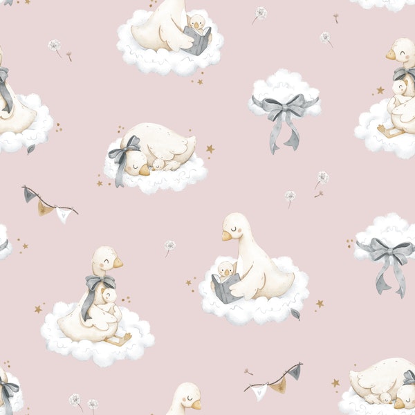 Sweet Goose Dreams - small pink