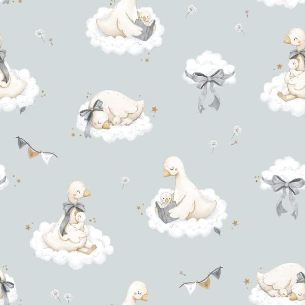 Sweet Goose Dreams - blue