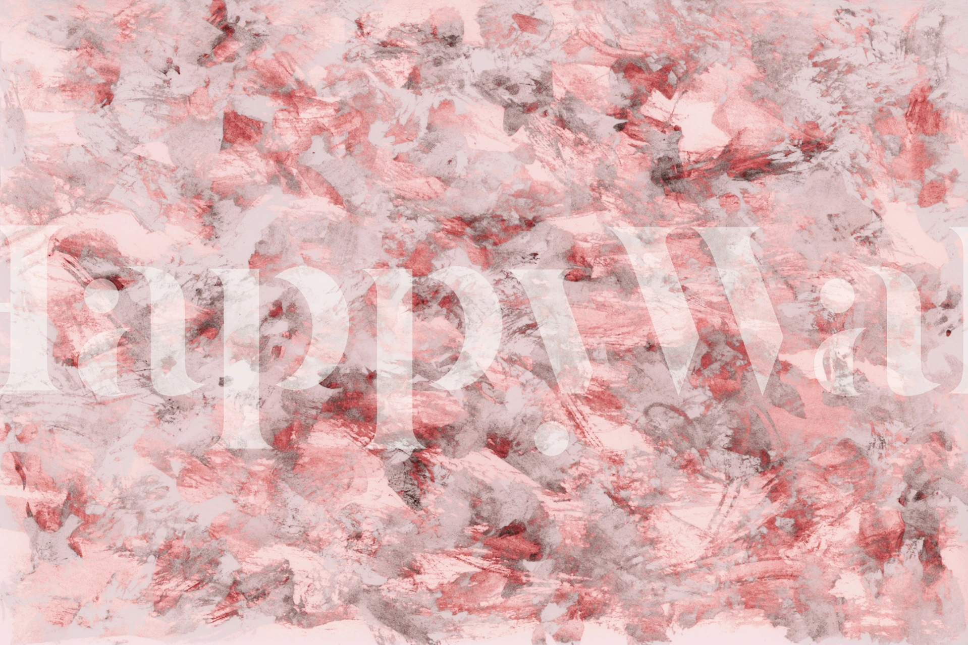 Dusty rose abstract texture wallpaper in a room