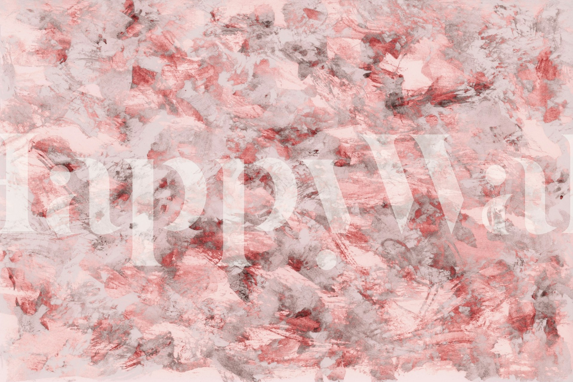 Støvet rosa abstrakt teksturtapet i et rom