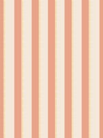 Pastel Peach and Ivory Stripes tapete