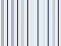 Ticking stripes - blue and cream white wallpaper