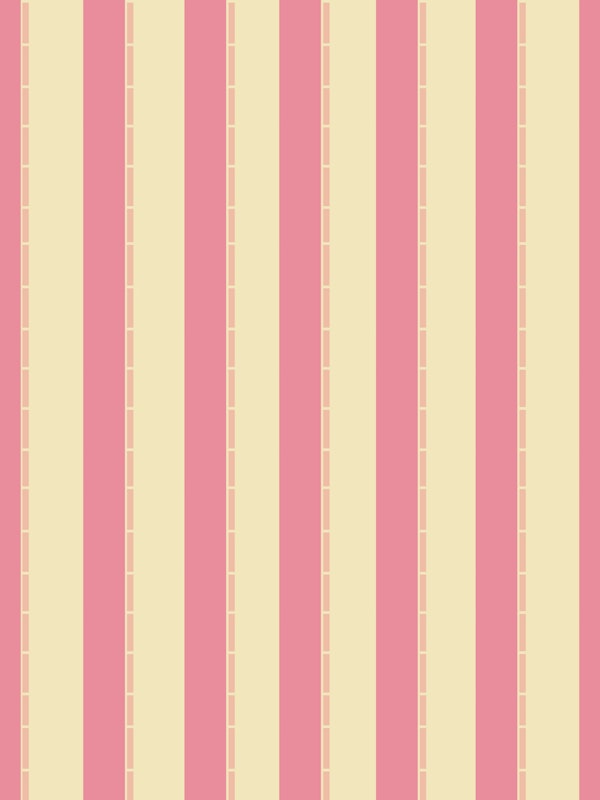 Retro Pink Cream Column Stripes